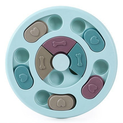 Interactive Dog Treat Puzzle Feeder