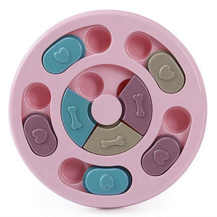 Interactive Dog Treat Puzzle Feeder