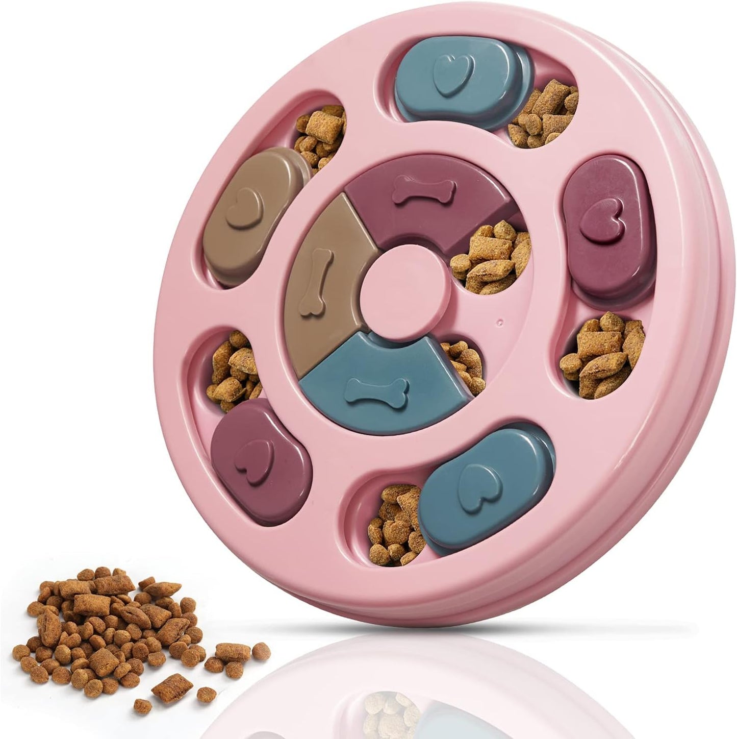 Interactive Dog Treat Puzzle Feeder