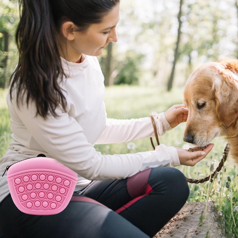 Silicone Dog Training Treat Pouch (Waist Pack)