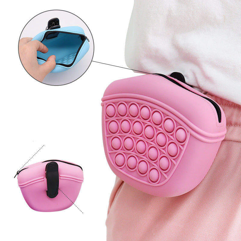 Silicone Dog Training Treat Pouch (Waist Pack)