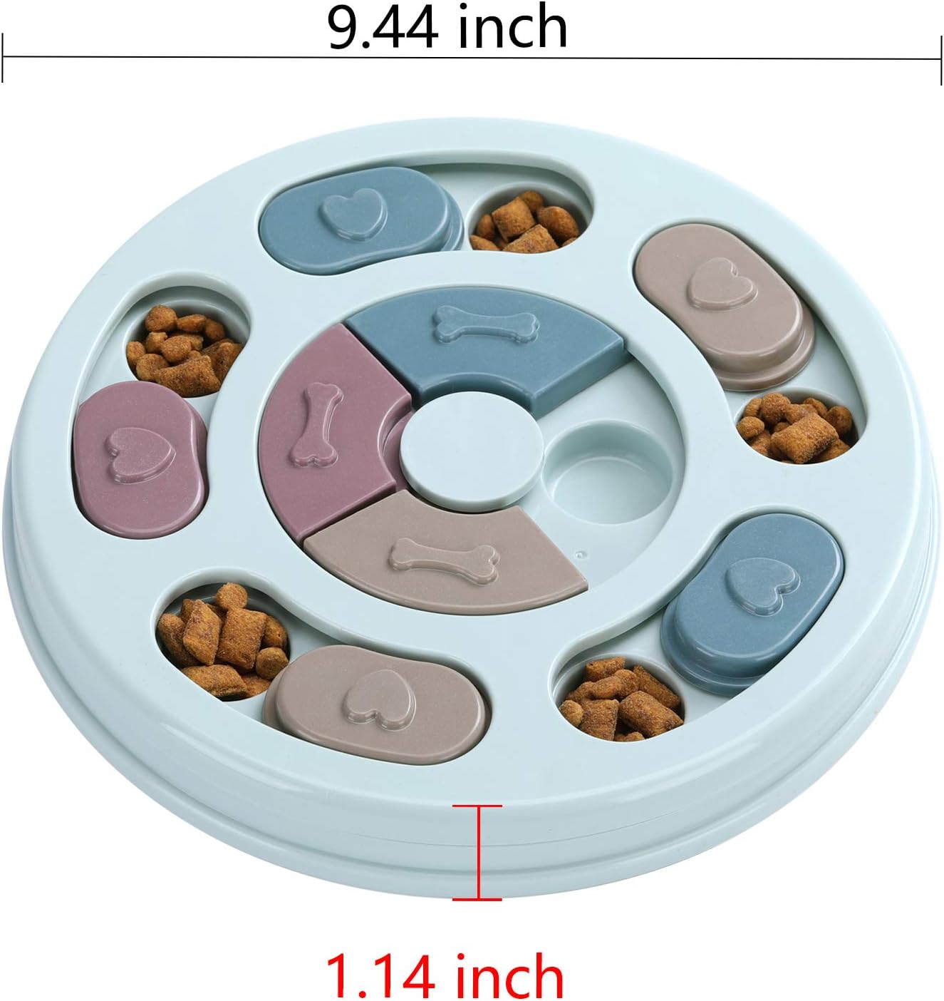 Interactive Dog Treat Puzzle Feeder
